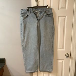 Worn Ralph Lauren Loose Blue Jeans 38 x 32
